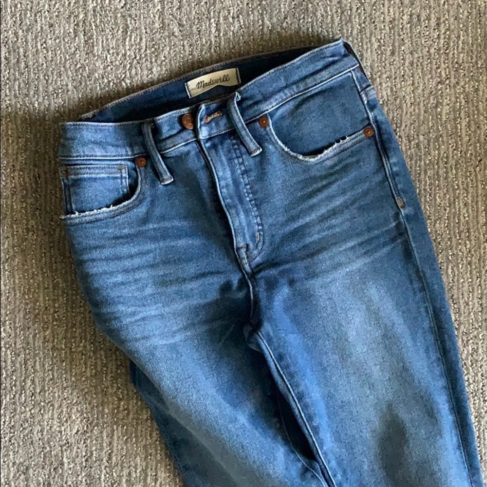 Madewell 9” high rise skinny jeans